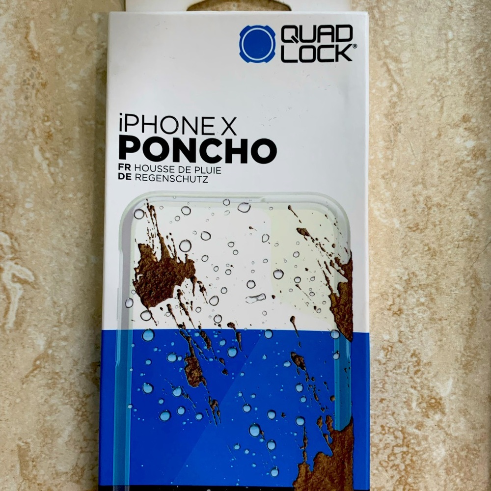 Quad lock rain poncho